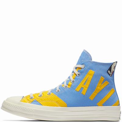 Converse X Nba Chuck 70 Minneapolis Lakers Gameday High Tops Mens - Azure/Yellow Shoes (978SMYDH)